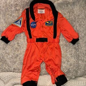 Infant Orange Astronaut Costume 6-12 months
